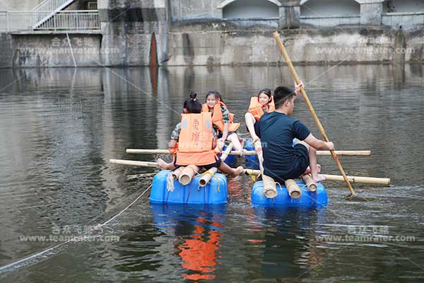 水上项目,扎筏泅渡,扎筏泅渡拓展,扎筏泅渡技巧